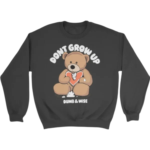 XPLR Don’t Grow Up Sweatshirt Front