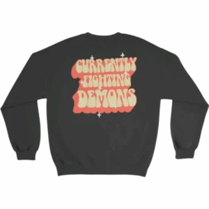 XPLR Fighting Demons Sweatshirt – Black Back