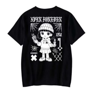 XPLR Forever Black Tee Back