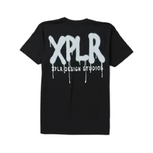 XPLR Grafitti Black Tee Back