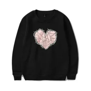 XPLR Web Heart Sweatshirt Front