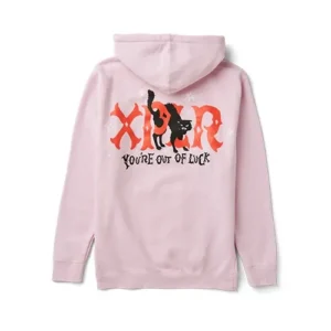 Xplr Bad Luck Pink Hoodie Back