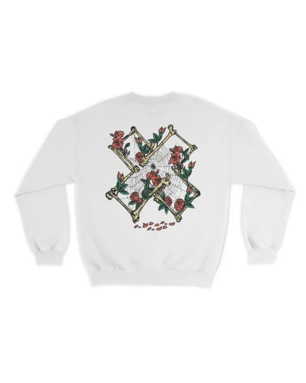 Xplr Grave White Sweatshirt Back
