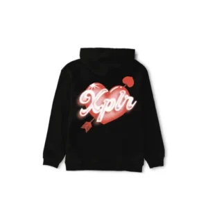 Xplr Lovers Black Hoodie Front