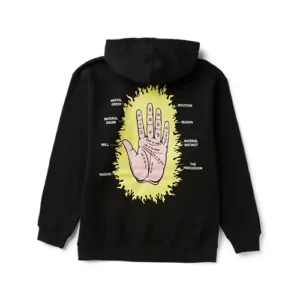 Xplr Palmistry Black Hoodie Back